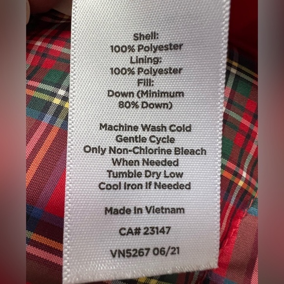 Talbots Down-Fill Puffer Vest – Cheerful Plaid – Petite Small
Cozy Lightweight - Picture 4 of 12